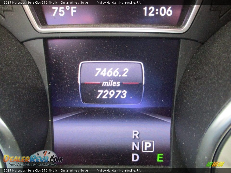 2015 Mercedes-Benz GLA 250 4Matic Cirrus White / Beige Photo #20