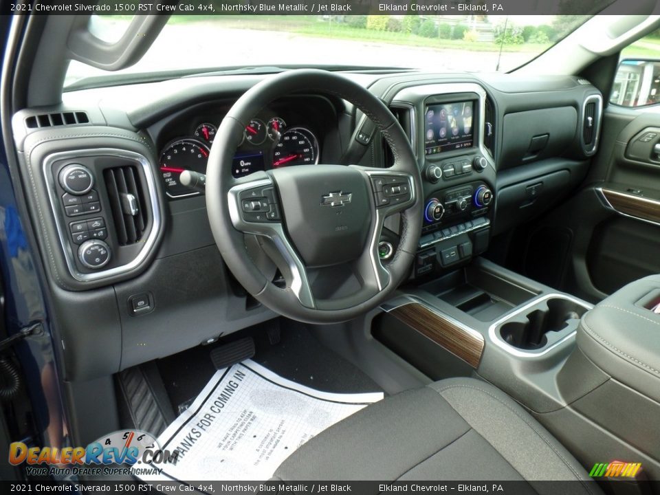 2021 Chevrolet Silverado 1500 RST Crew Cab 4x4 Northsky Blue Metallic / Jet Black Photo #19