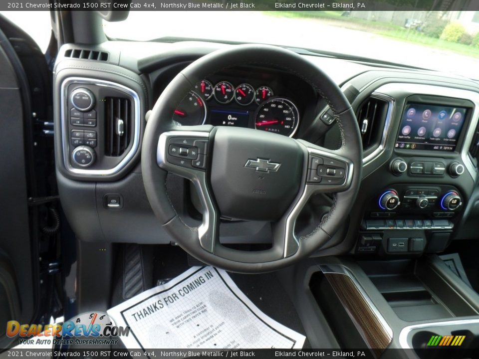 2021 Chevrolet Silverado 1500 RST Crew Cab 4x4 Northsky Blue Metallic / Jet Black Photo #20