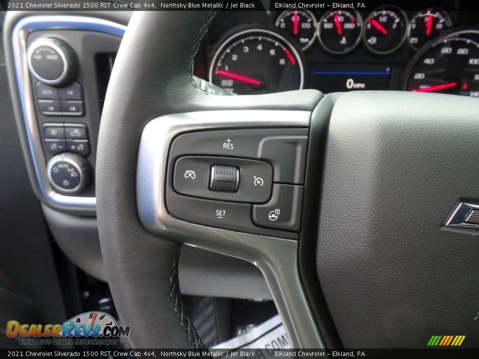 2021 Chevrolet Silverado 1500 RST Crew Cab 4x4 Northsky Blue Metallic / Jet Black Photo #22