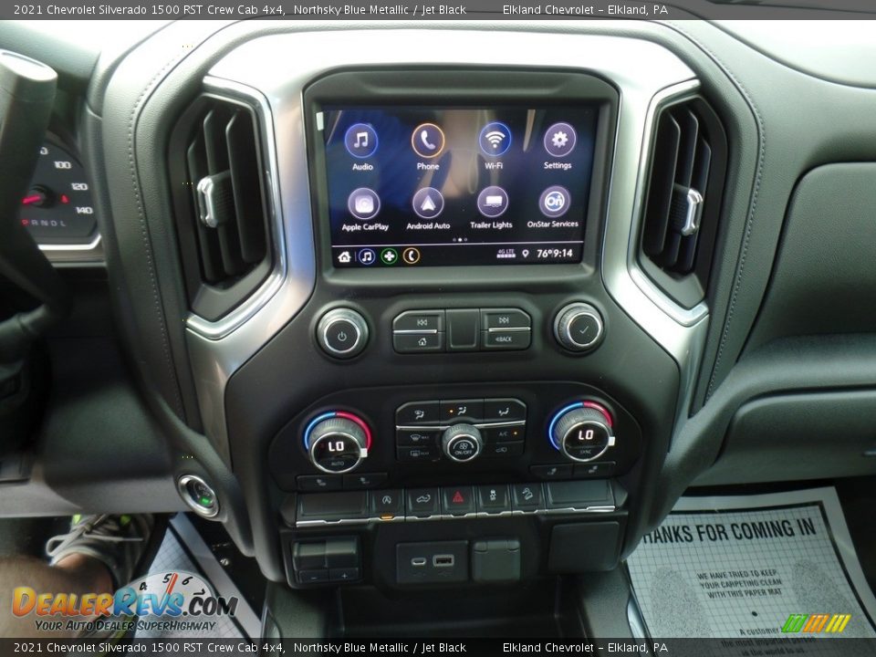 2021 Chevrolet Silverado 1500 RST Crew Cab 4x4 Northsky Blue Metallic / Jet Black Photo #25