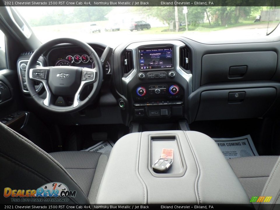 2021 Chevrolet Silverado 1500 RST Crew Cab 4x4 Northsky Blue Metallic / Jet Black Photo #35