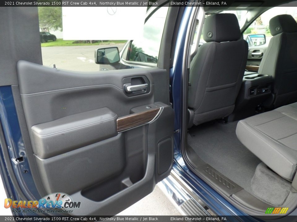 2021 Chevrolet Silverado 1500 RST Crew Cab 4x4 Northsky Blue Metallic / Jet Black Photo #36