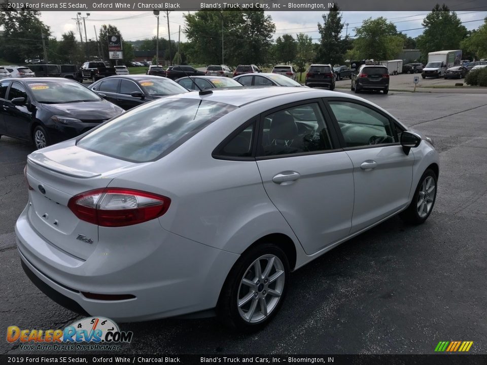 2019 Ford Fiesta SE Sedan Oxford White / Charcoal Black Photo #6