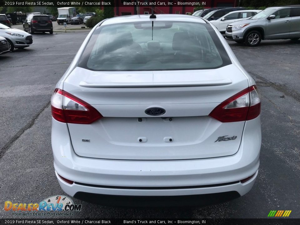2019 Ford Fiesta SE Sedan Oxford White / Charcoal Black Photo #7