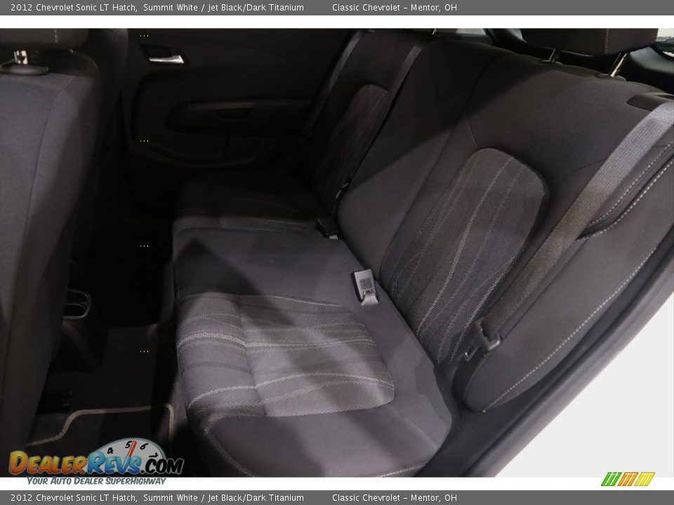 2012 Chevrolet Sonic LT Hatch Summit White / Jet Black/Dark Titanium Photo #15