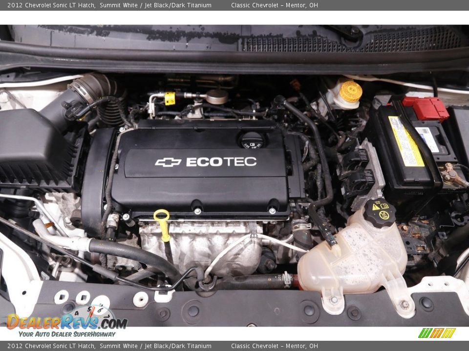 2012 Chevrolet Sonic LT Hatch Summit White / Jet Black/Dark Titanium Photo #17