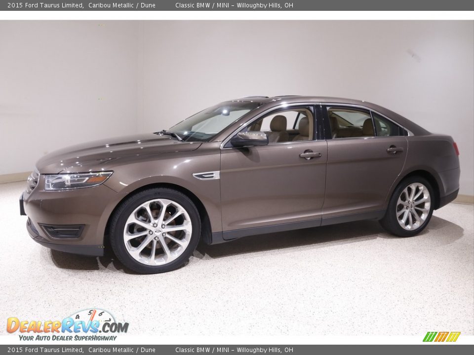 2015 Ford Taurus Limited Caribou Metallic / Dune Photo #3