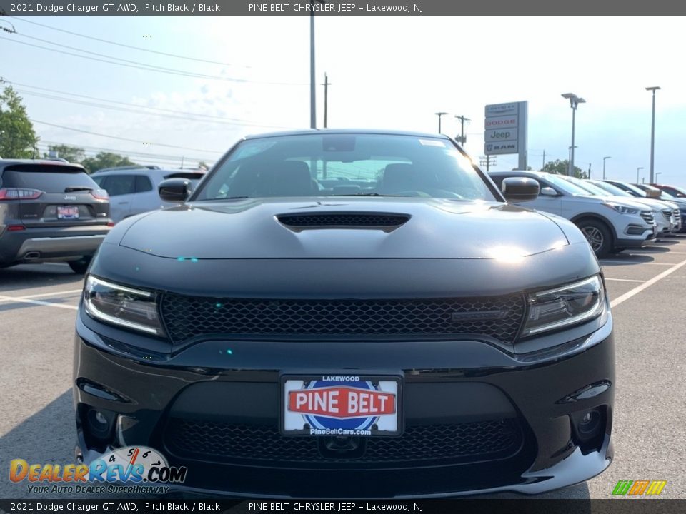 2021 Dodge Charger GT AWD Pitch Black / Black Photo #3