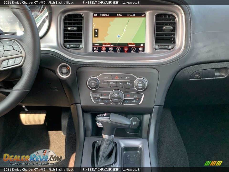 2021 Dodge Charger GT AWD Pitch Black / Black Photo #10