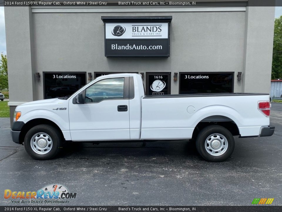 2014 Ford F150 XL Regular Cab Oxford White / Steel Grey Photo #1