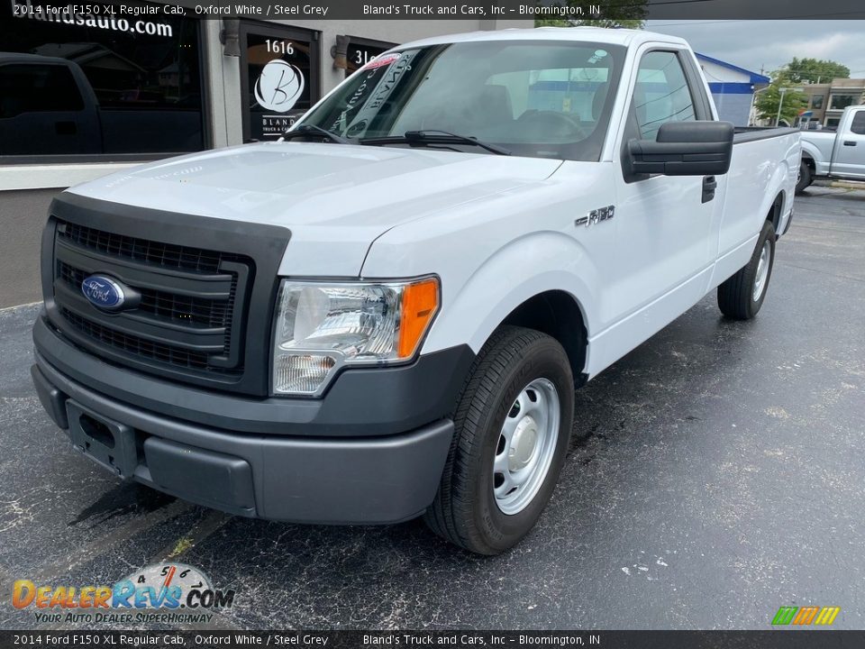 2014 Ford F150 XL Regular Cab Oxford White / Steel Grey Photo #2