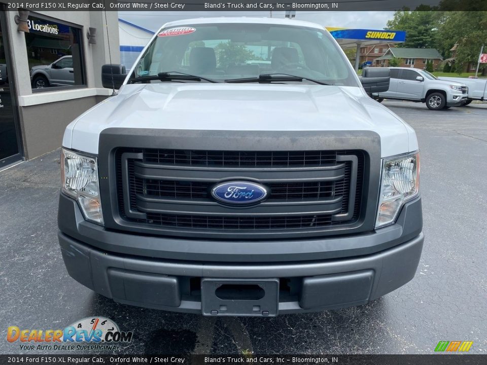 2014 Ford F150 XL Regular Cab Oxford White / Steel Grey Photo #3