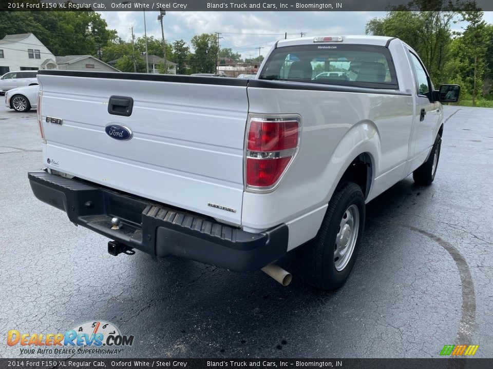 2014 Ford F150 XL Regular Cab Oxford White / Steel Grey Photo #5