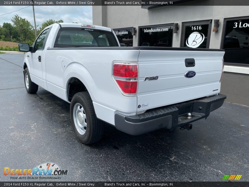 2014 Ford F150 XL Regular Cab Oxford White / Steel Grey Photo #7