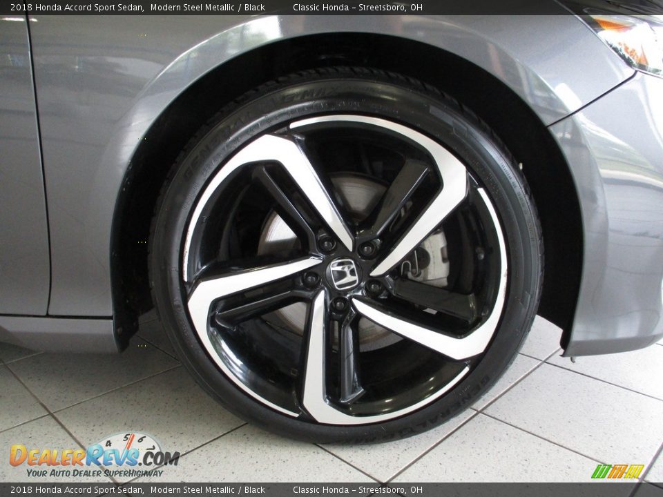 2018 Honda Accord Sport Sedan Modern Steel Metallic / Black Photo #5