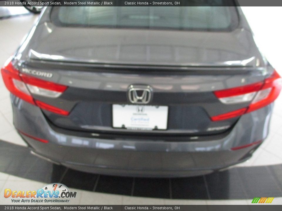 2018 Honda Accord Sport Sedan Modern Steel Metallic / Black Photo #7