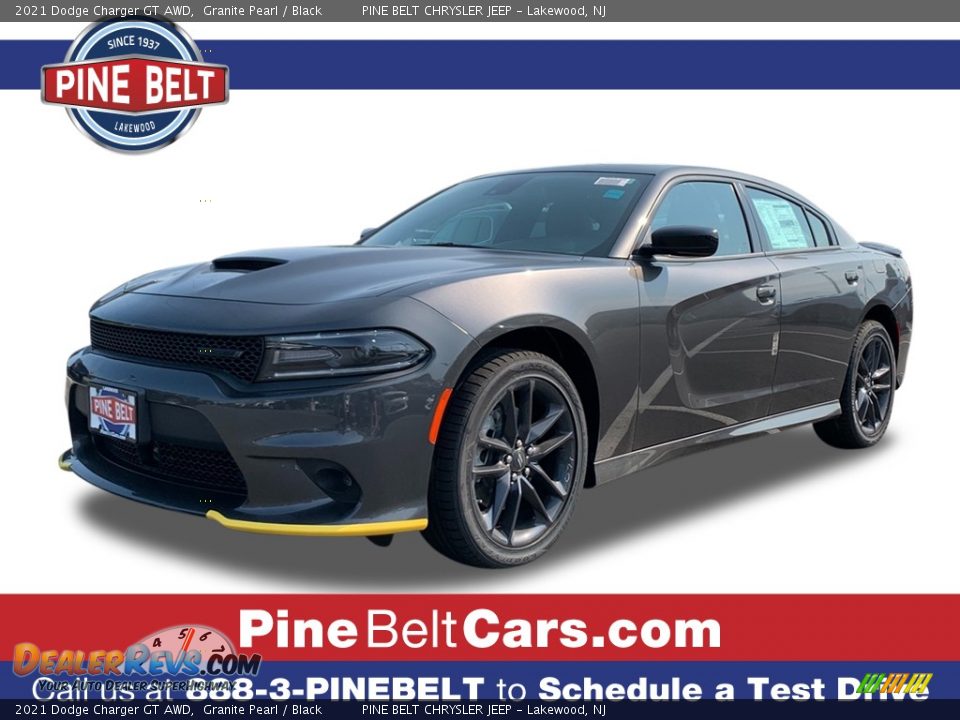2021 Dodge Charger GT AWD Granite Pearl / Black Photo #1