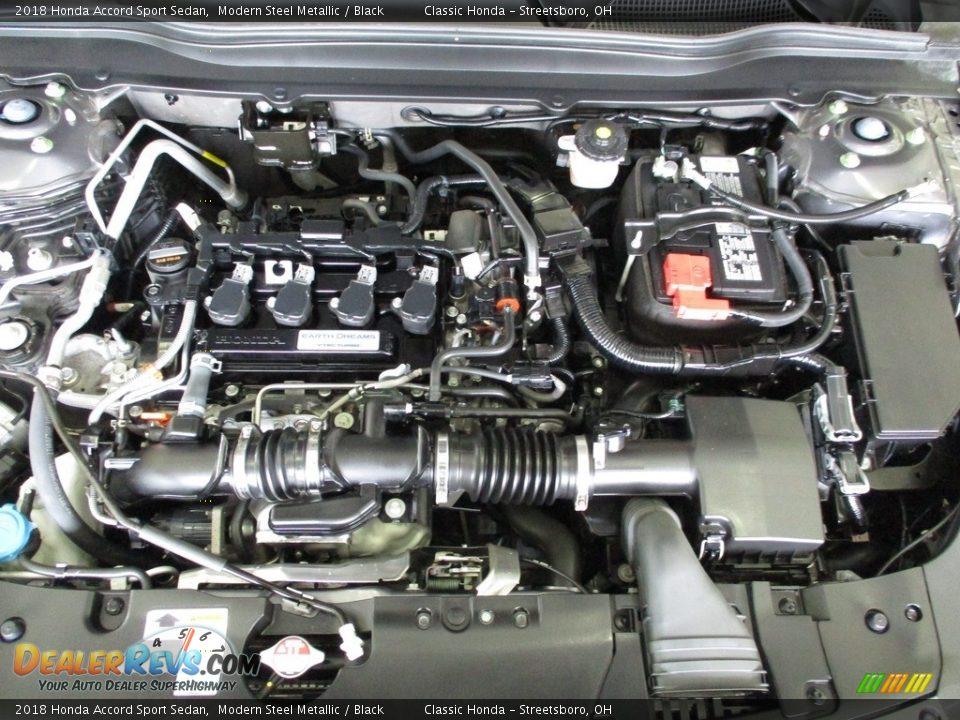 2018 Honda Accord Sport Sedan Modern Steel Metallic / Black Photo #15