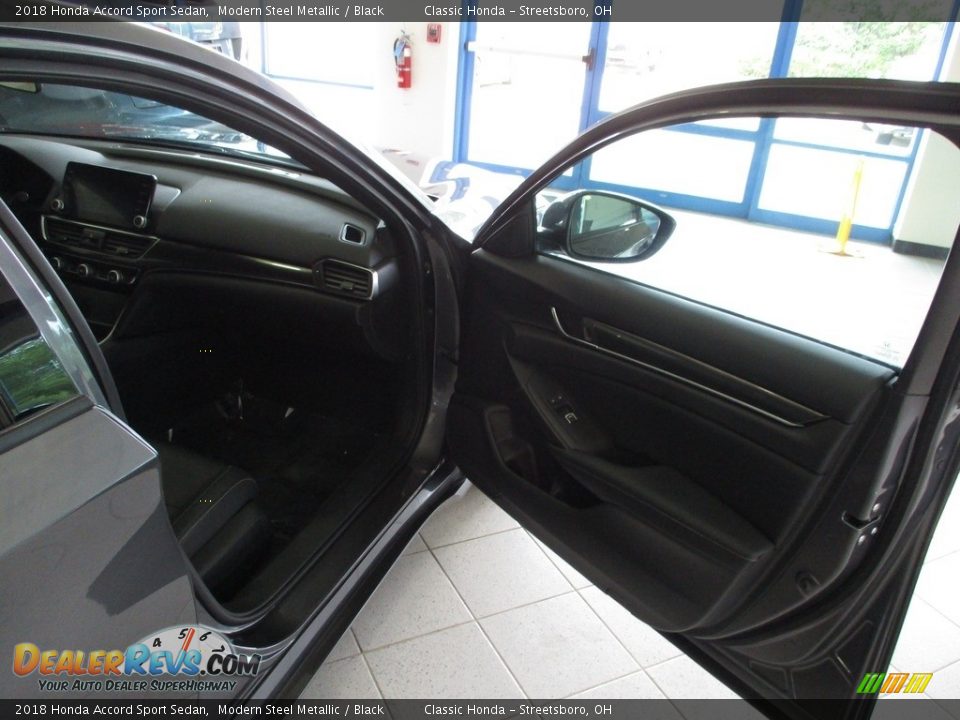 2018 Honda Accord Sport Sedan Modern Steel Metallic / Black Photo #16