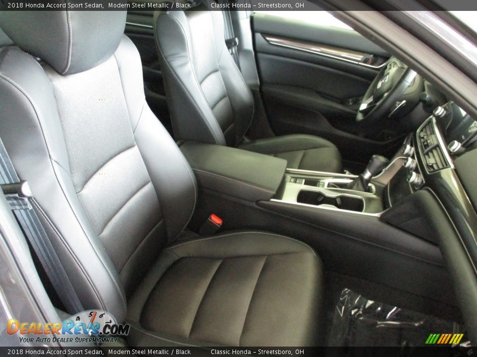 2018 Honda Accord Sport Sedan Modern Steel Metallic / Black Photo #18