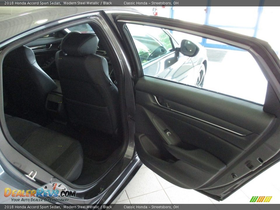 2018 Honda Accord Sport Sedan Modern Steel Metallic / Black Photo #19