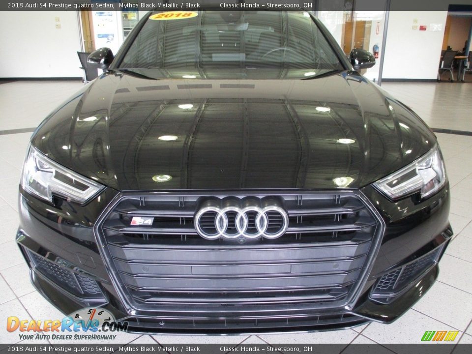 2018 Audi S4 Prestige quattro Sedan Mythos Black Metallic / Black Photo #2