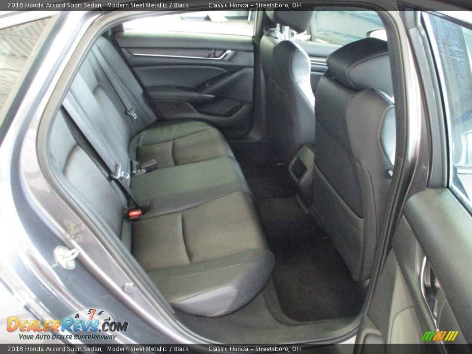 2018 Honda Accord Sport Sedan Modern Steel Metallic / Black Photo #20