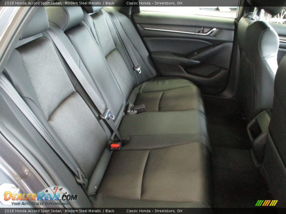 2018 Honda Accord Sport Sedan Modern Steel Metallic / Black Photo #21