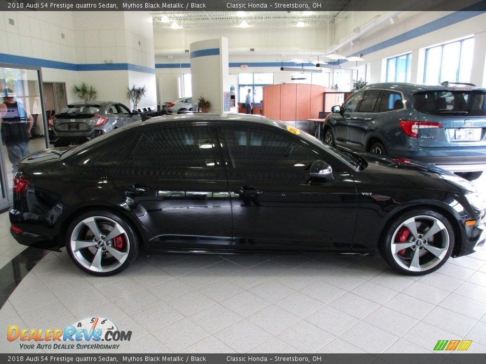 Mythos Black Metallic 2018 Audi S4 Prestige quattro Sedan Photo #5