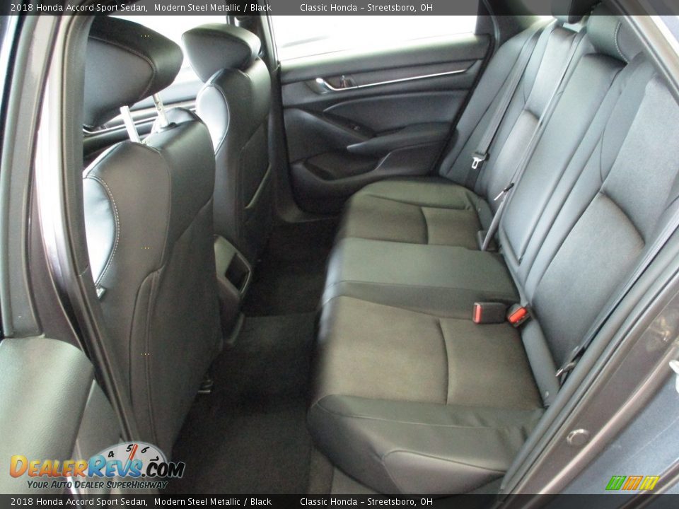 2018 Honda Accord Sport Sedan Modern Steel Metallic / Black Photo #24