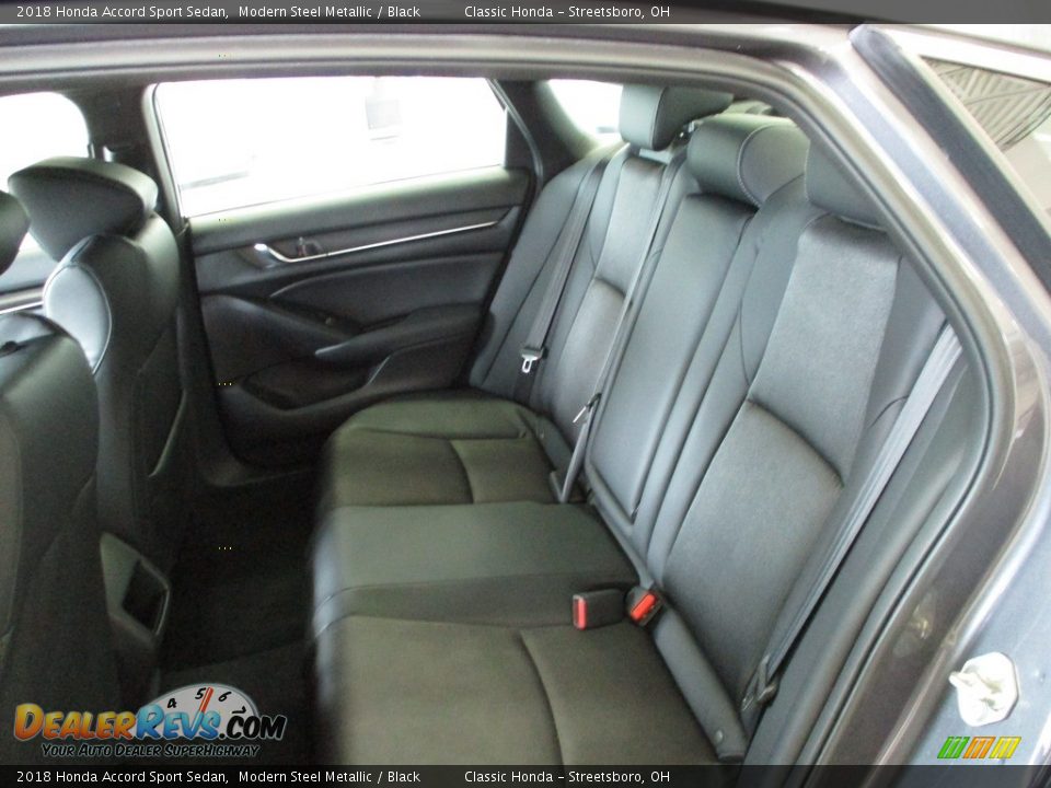 2018 Honda Accord Sport Sedan Modern Steel Metallic / Black Photo #25