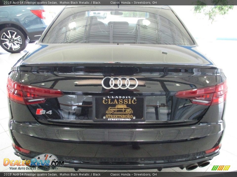 2018 Audi S4 Prestige quattro Sedan Mythos Black Metallic / Black Photo #8