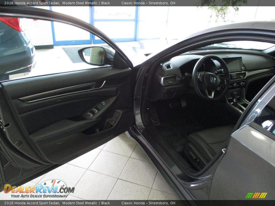 2018 Honda Accord Sport Sedan Modern Steel Metallic / Black Photo #26
