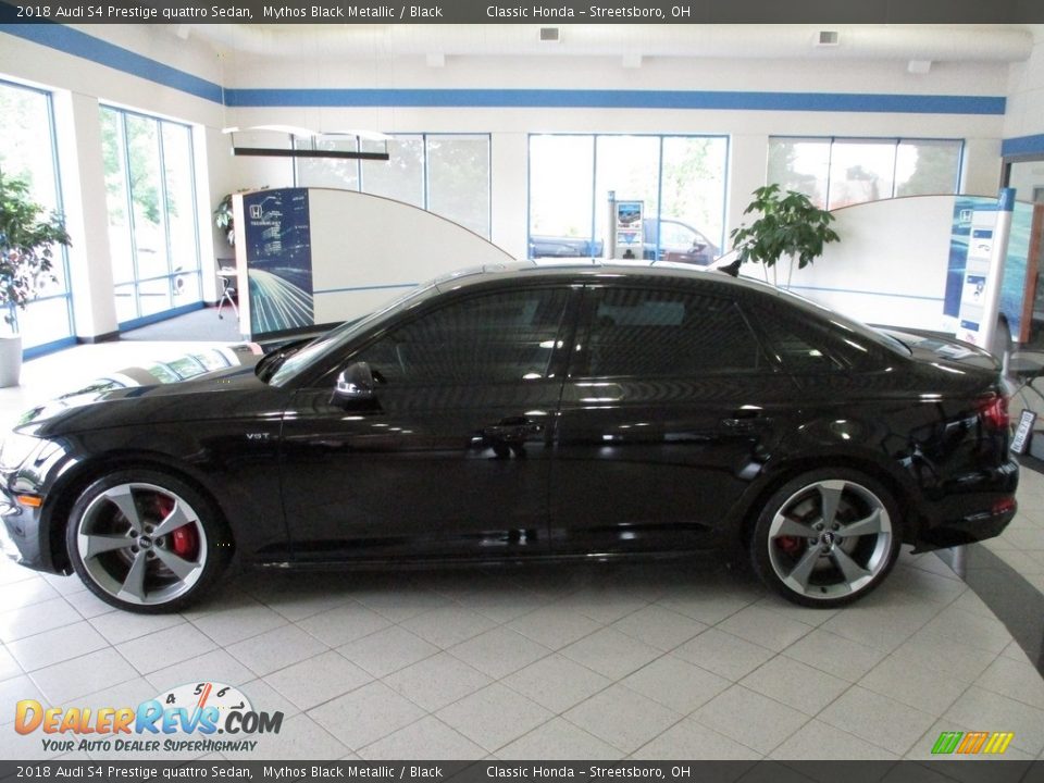 2018 Audi S4 Prestige quattro Sedan Mythos Black Metallic / Black Photo #9