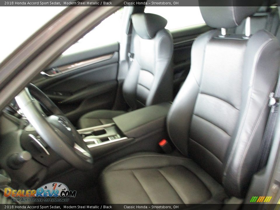 2018 Honda Accord Sport Sedan Modern Steel Metallic / Black Photo #28