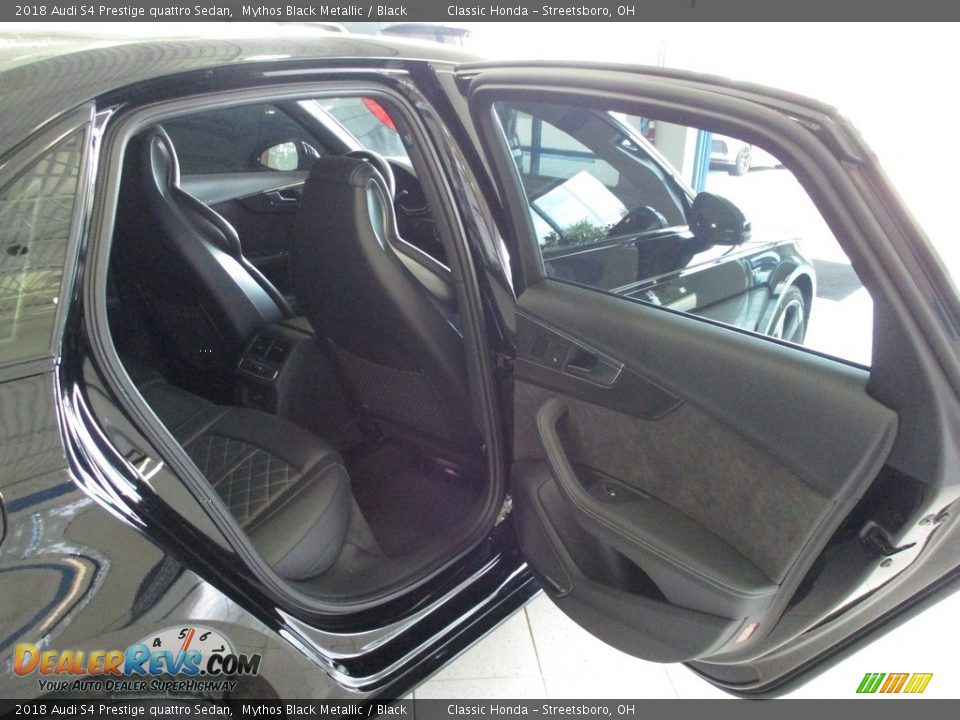 2018 Audi S4 Prestige quattro Sedan Mythos Black Metallic / Black Photo #18