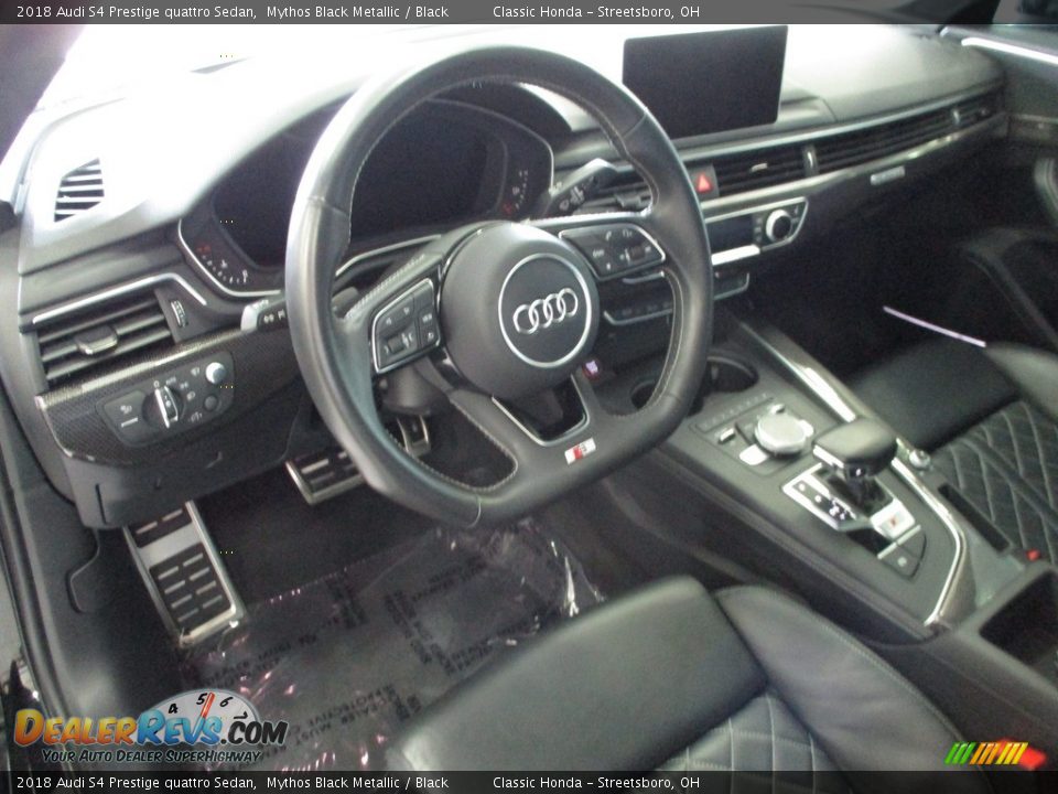Black Interior - 2018 Audi S4 Prestige quattro Sedan Photo #24