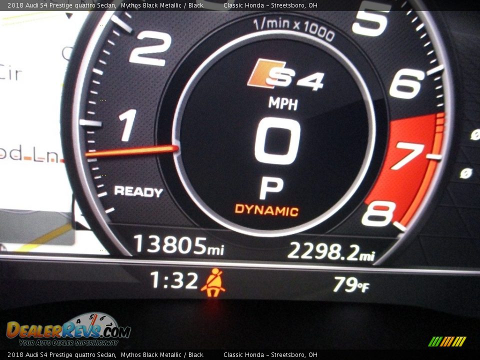 2018 Audi S4 Prestige quattro Sedan Mythos Black Metallic / Black Photo #28