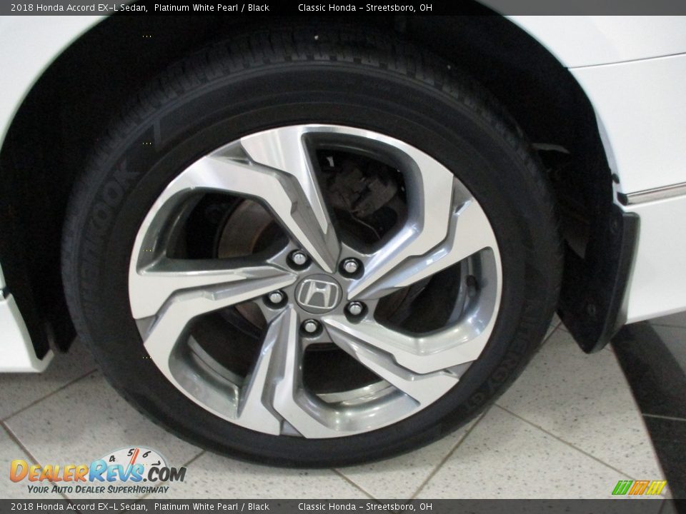 2018 Honda Accord EX-L Sedan Platinum White Pearl / Black Photo #11
