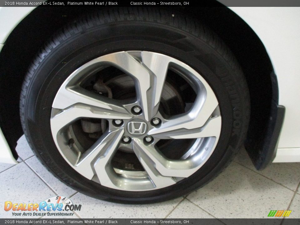 2018 Honda Accord EX-L Sedan Platinum White Pearl / Black Photo #12