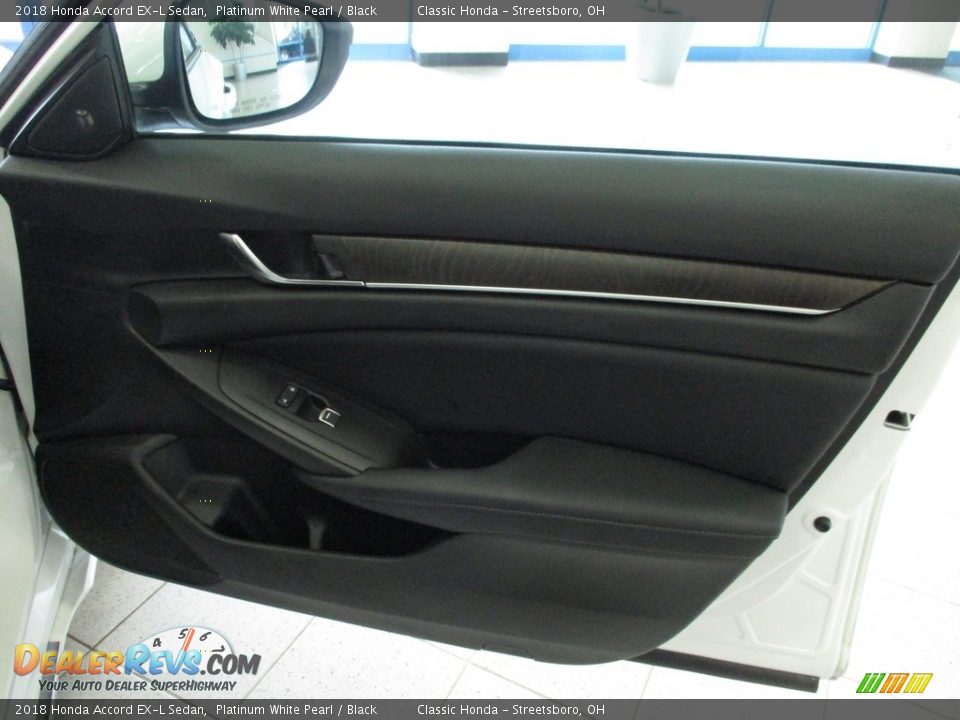 2018 Honda Accord EX-L Sedan Platinum White Pearl / Black Photo #14