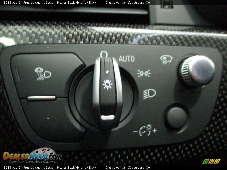 2018 Audi S4 Prestige quattro Sedan Mythos Black Metallic / Black Photo #35