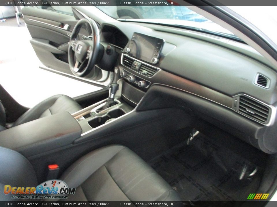 2018 Honda Accord EX-L Sedan Platinum White Pearl / Black Photo #15