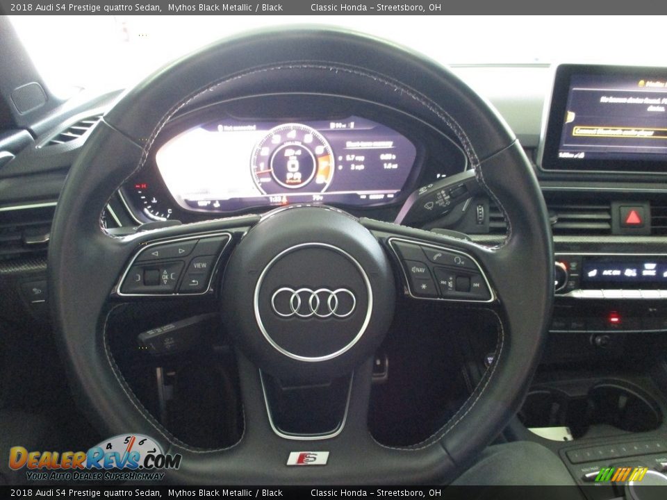 2018 Audi S4 Prestige quattro Sedan Steering Wheel Photo #36