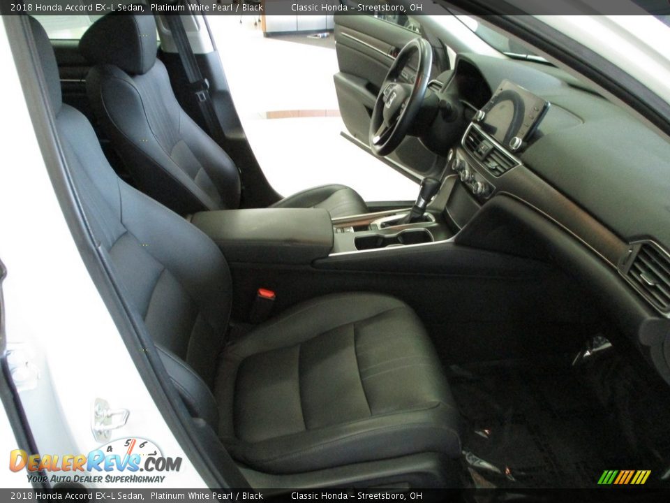 2018 Honda Accord EX-L Sedan Platinum White Pearl / Black Photo #16