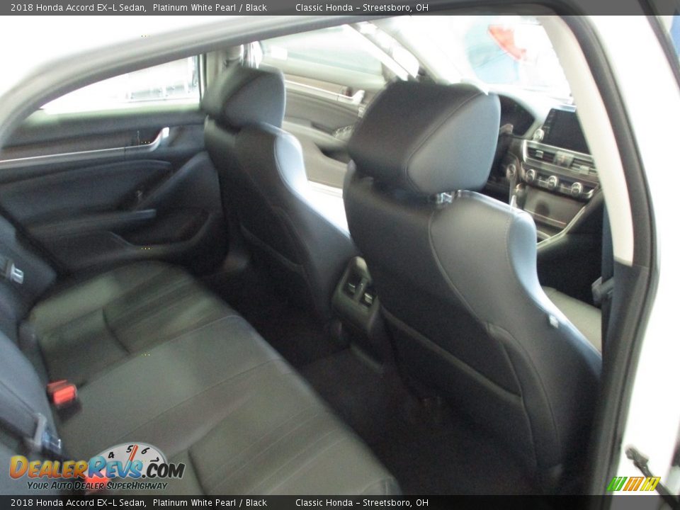 2018 Honda Accord EX-L Sedan Platinum White Pearl / Black Photo #19