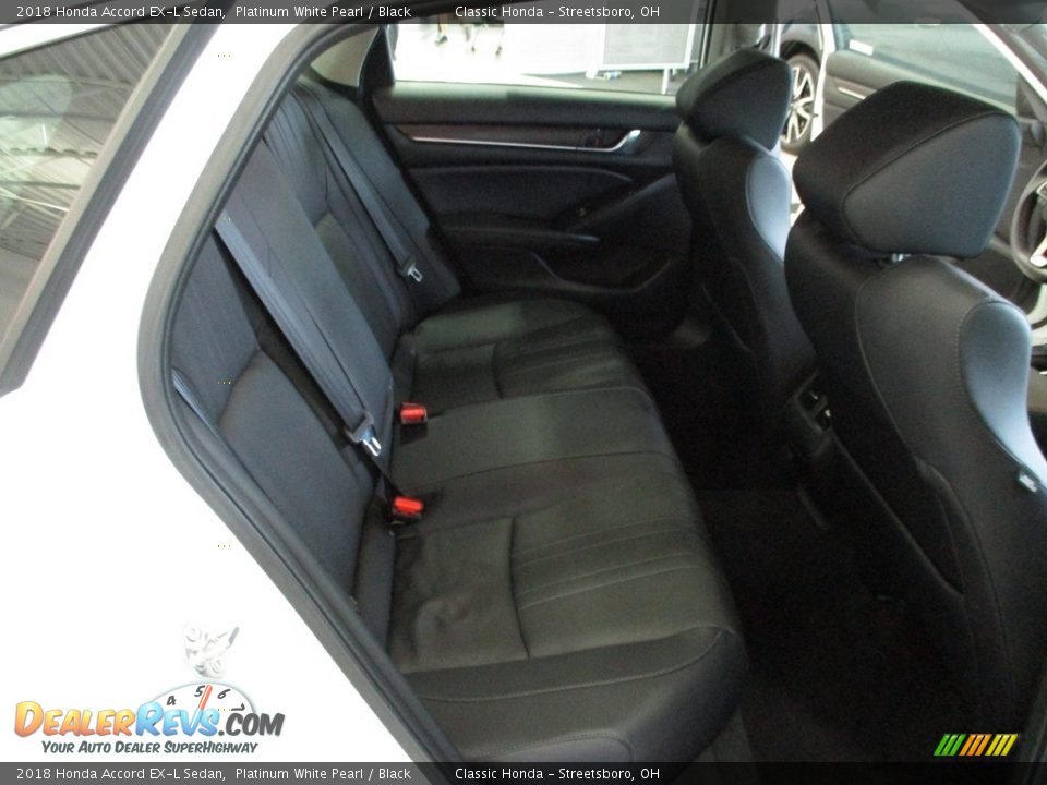 2018 Honda Accord EX-L Sedan Platinum White Pearl / Black Photo #20