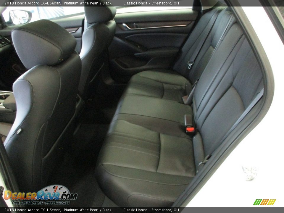 2018 Honda Accord EX-L Sedan Platinum White Pearl / Black Photo #25