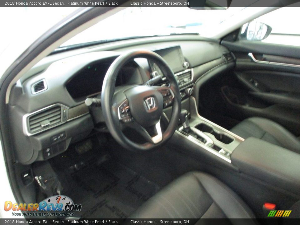 2018 Honda Accord EX-L Sedan Platinum White Pearl / Black Photo #27